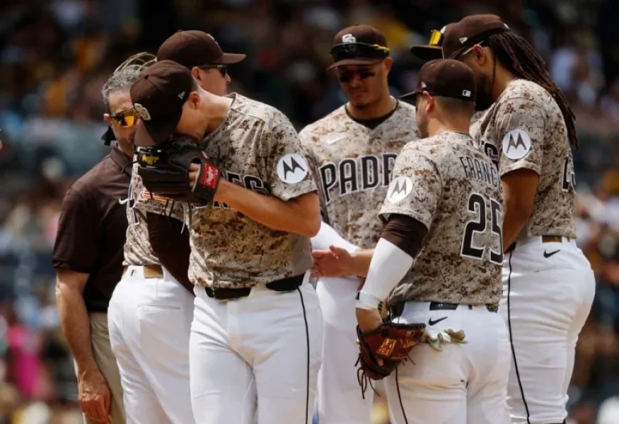 Padres Sweep Rockies as Pivetta Exits with Elbow Stiffness