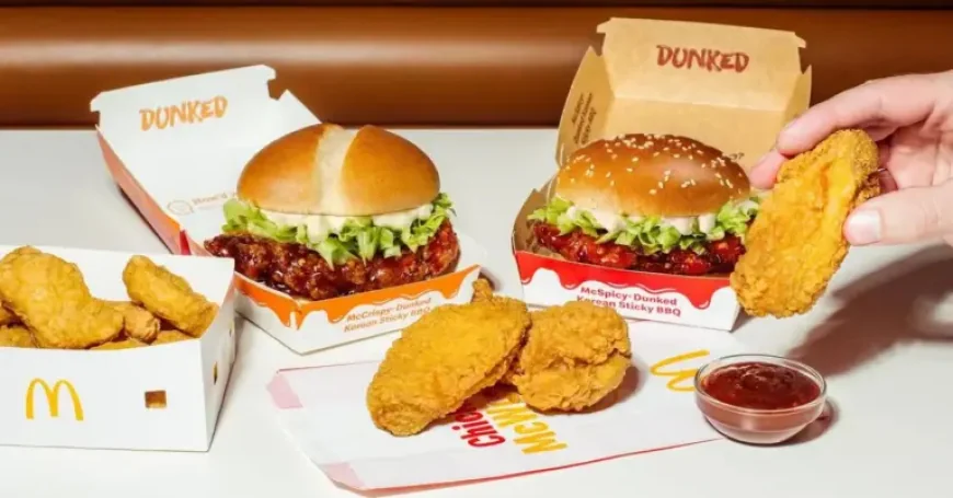 Mcdonald’s Australia Brings Back Korean Sticky BBQ in New Dunked Range