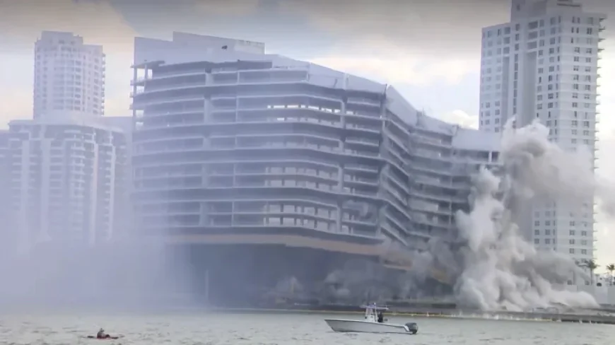 Mandarin Oriental Miami Hotel Demolished in Rapid 20-Second Implosion