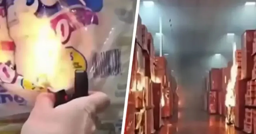 Arson Charges Filed After 1.2-Million-Square-Foot Kimberly-Clark Warehouse Fire Destroys Inventory