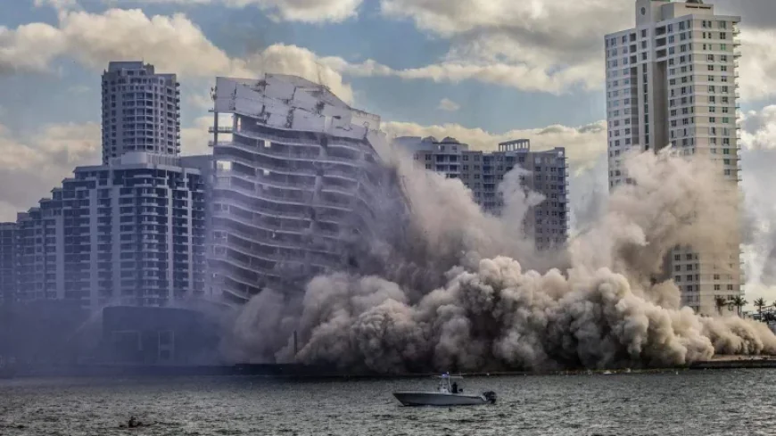 Mandarin Oriental Hotel Demolished on Brickell Key