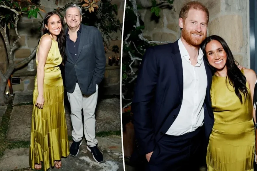 Meghan Markle and Carey Mulligan Shine in Green at Netflix’s ‘Beef’ Party