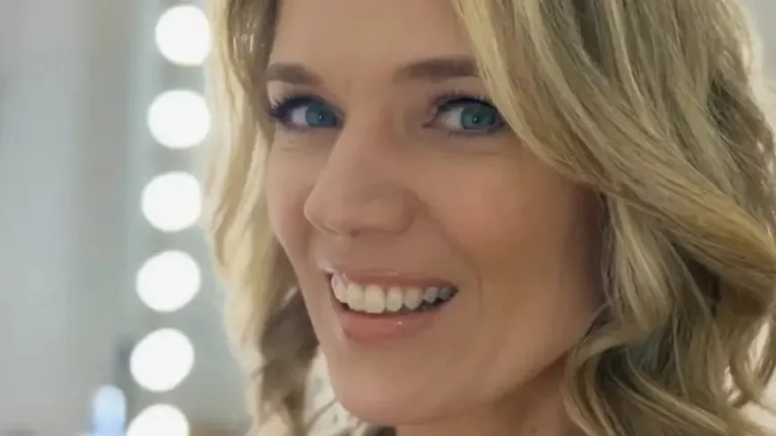 Charlotte Hawkins and 3 reasons her striped midi dress is perfect for in-between weather