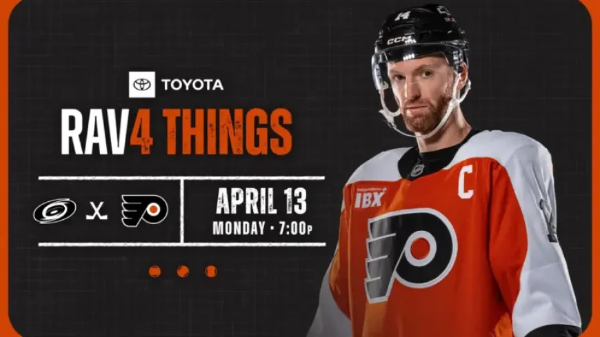 Hurricanes Vs Flyers as the playoff line sharpens in Monday’s 7:00 p.m. EDT matchup