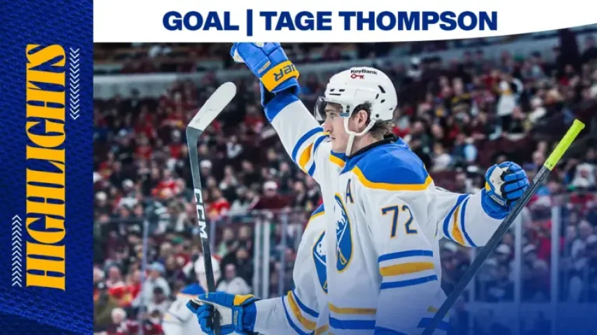 Tage Thompson goal at CHI exposes the Sabres’ sharper edge