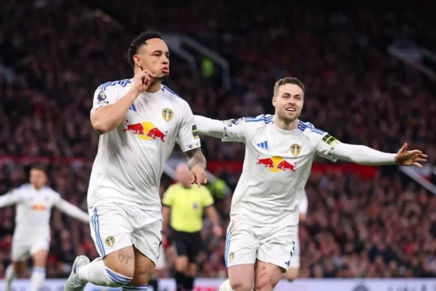 Leeds Triumphs Over Man United 2-1: Okafor Shines, Martinez Red Card Disputed