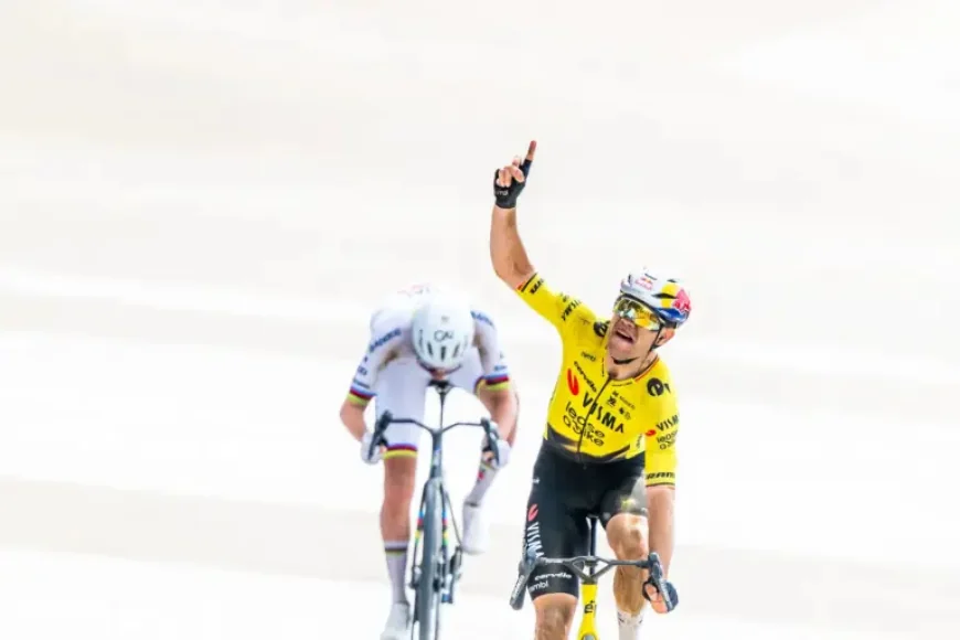 Cycling Shock: Wout van Aert Beats Tadej Pogacar in Paris-Roubaix Sprint Finish