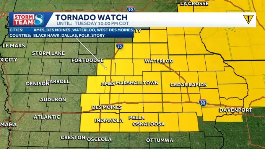 Kwwl and Iowa’s Tuesday storm threat: a day measured by warnings, waiting, and uneasy skies