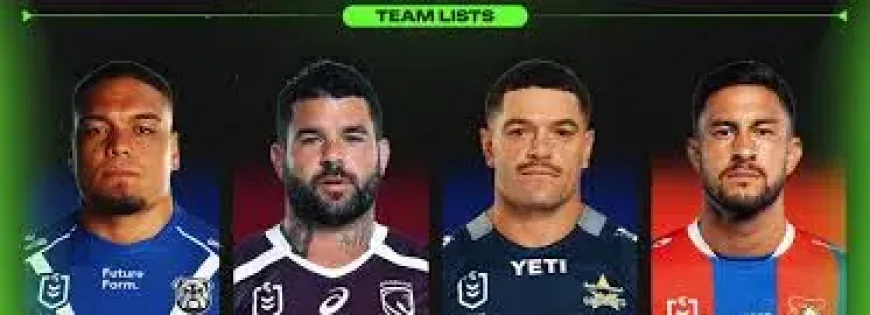 Nrl Team Lists Round 7: squads set for Cowboys v Sea Eagles, Raiders v Storm