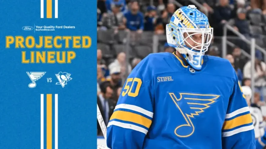 Penguins Vs Blues: 82nd-Game Finale Features Binnington Start and Lineup Changes