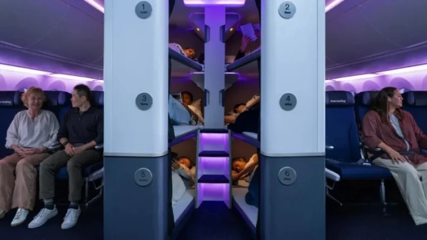 Air New Zealand Introduces Bunk Beds for Economy Passengers on New Planes