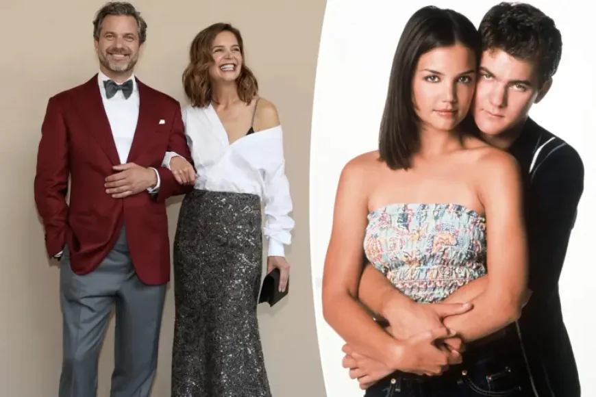 Joshua Jackson Katie Holmes Red Carpet Reunion Lights Up NYC Screening