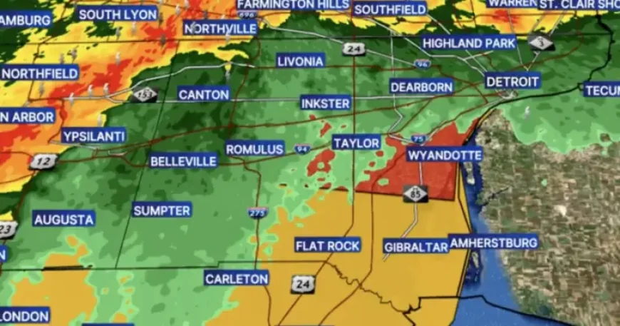 Tornado warning grips Southeast Michigan as storm risks rise overnight