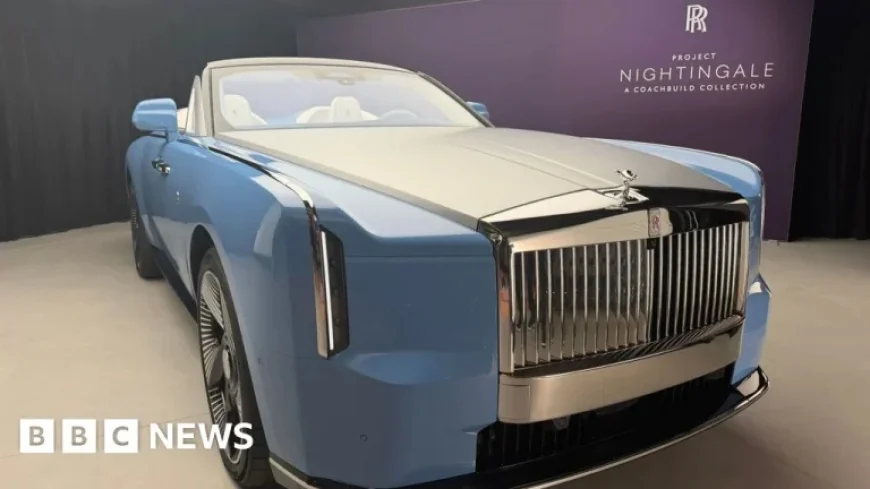 Rolls-Royce Unveils New Two-Seater Electric Convertible Car