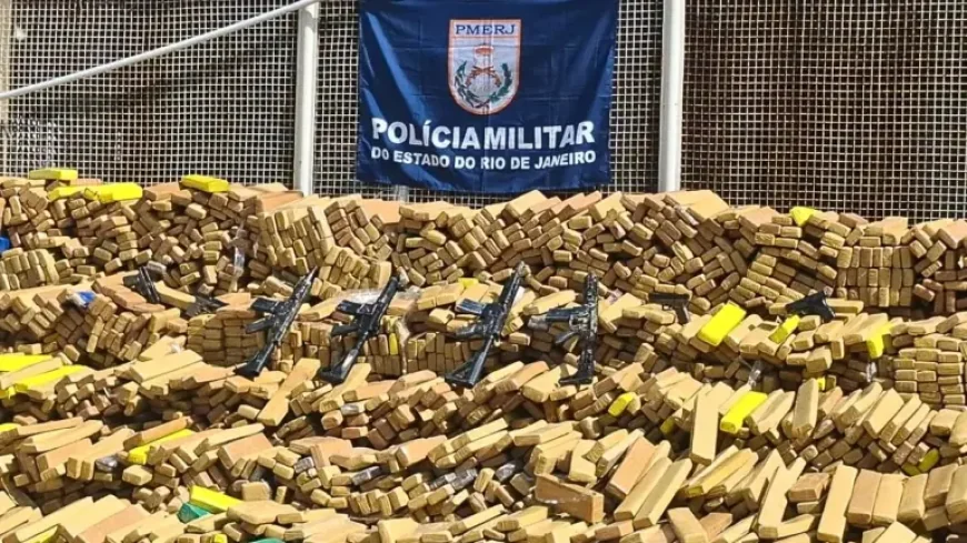 Rio De Janeiro Operation Burns 48 Tons of Marijuana in Record Seizure After Maré Bust
