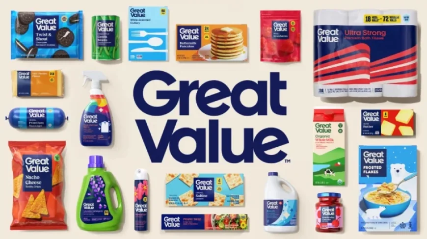 Walmart Revamps Great Value with a Modern Redesign