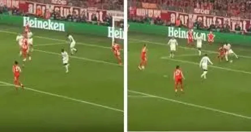 Rudiger Reaction After Goal-Saving Block Against Bayern Munich Caught on Camera