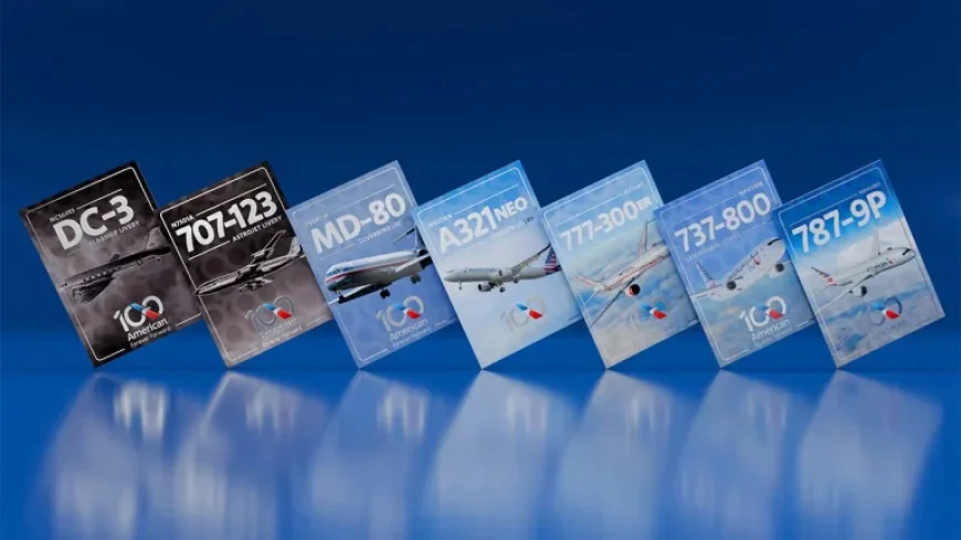 American Airlines Launches New Aircraft Trading Cards Collection