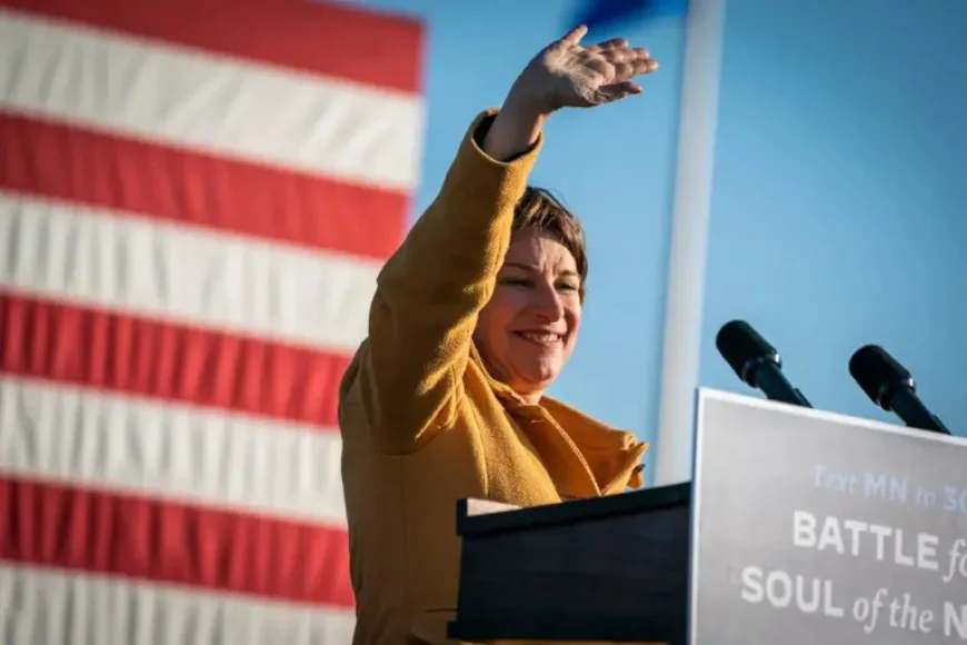 Amy Klobuchar Raises $4.8 Million in Minnesota Governor Race as Cash Edge Grows