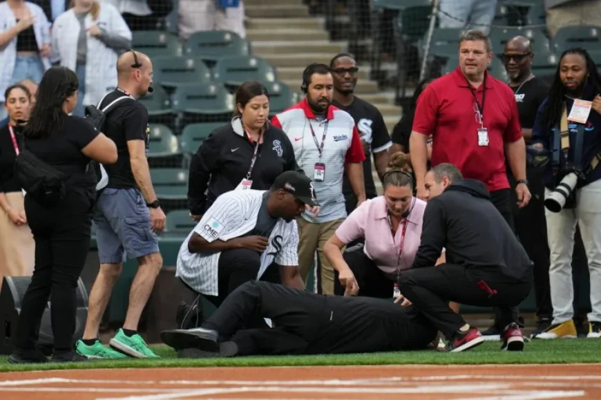 White Sox Anthem Singer Collapses on Field