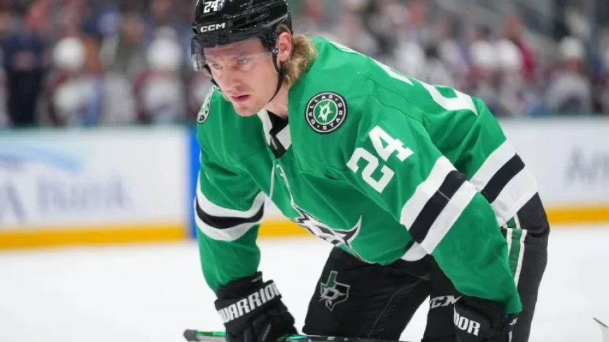 Stars’ Hintz Out for Playoffs Start; Heiskanen Set to Return