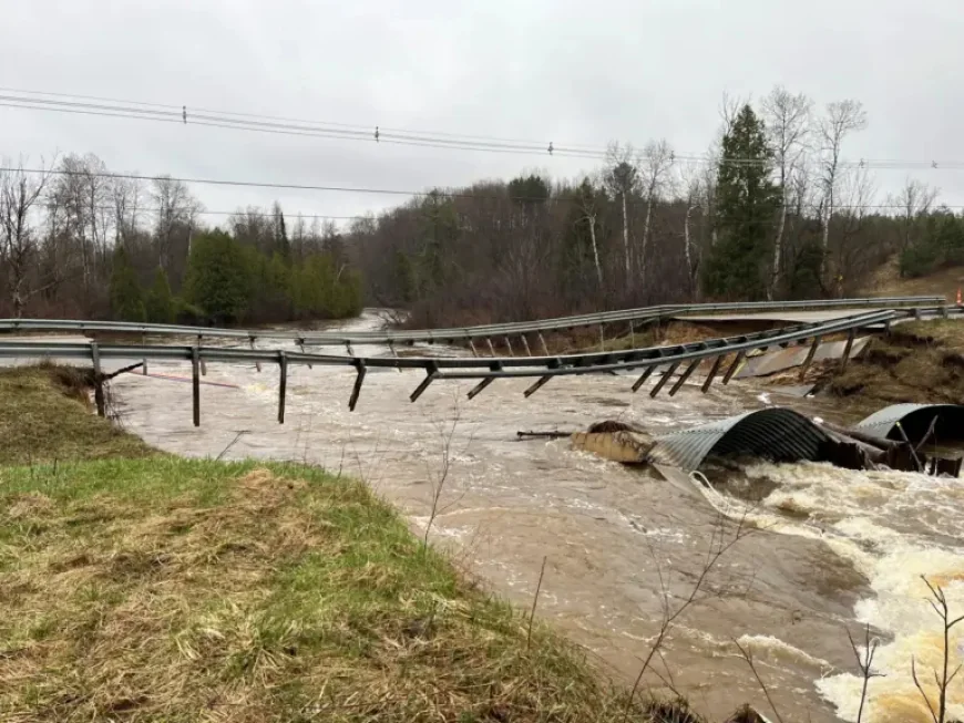 Traverse City Flooding Forces Road Closures, Sinkhole, and Long Repairs