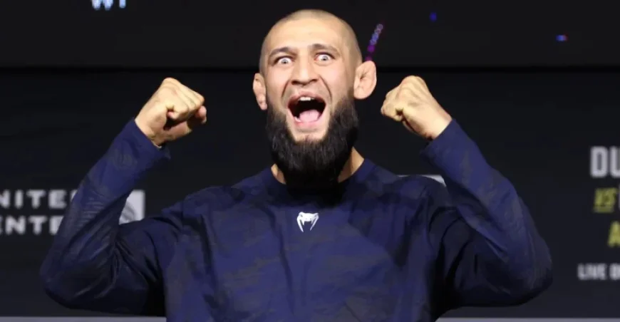 Khamzat Chimaev Aims to Defeat Sean Strickland at UFC 328
