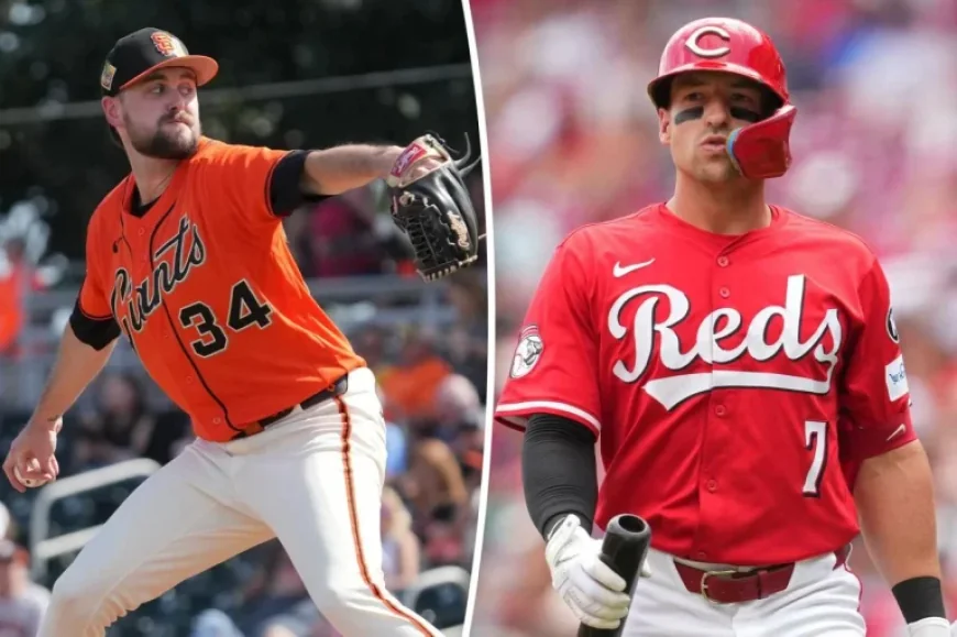 Giants Hit Reds’ Spencer Steer Following Heated Rant