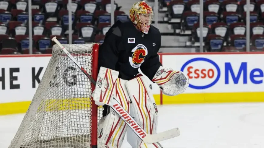 Arsenii Sergeev and the quiet emergency behind a Flames debut