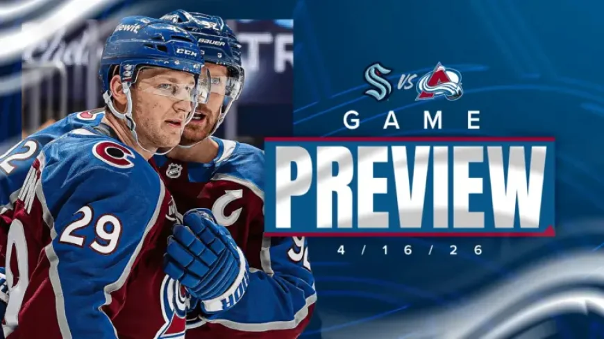 Kraken Vs Avalanche as the Regular Season Ends in Denver