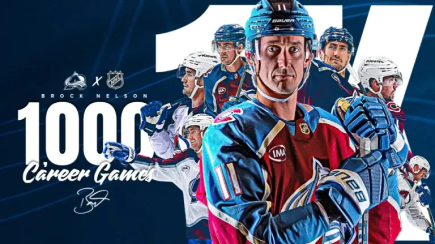 Brock Nelson milestone and maintenance day create a sharp Avalanche snapshot