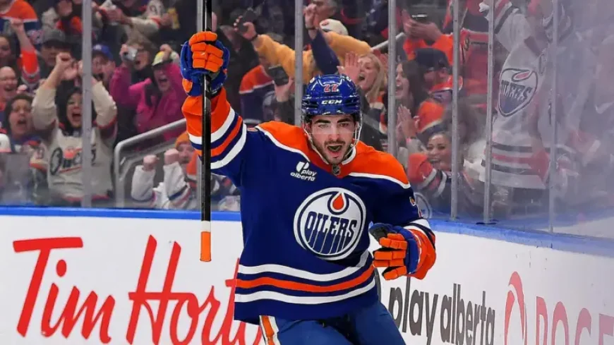 Matt Savoie as the game shifts in Edmonton