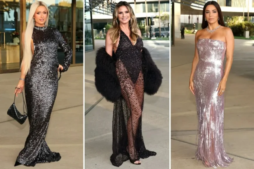 Paris Hilton, Heidi Klum, Eva Longoria Shine at LACMA Geffen Galleries Gala