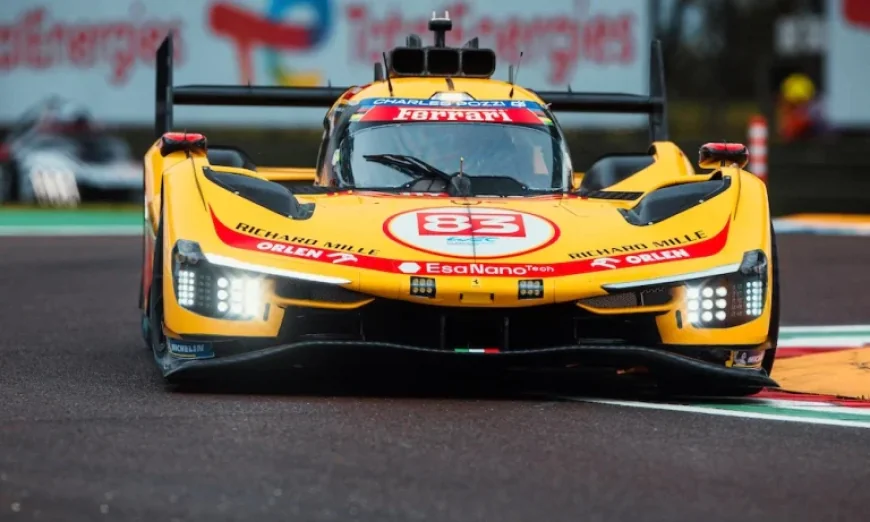 Kubica Guides Ferrari to Imola Practice 1-2-3 Finish