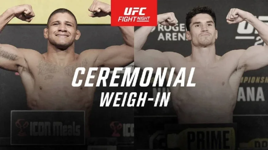 Watch the UFC Winnipeg Ceremonial Weigh-In Video