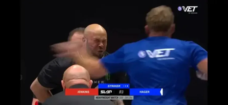 Jake Hager scores knockout debut at Power Slap 19