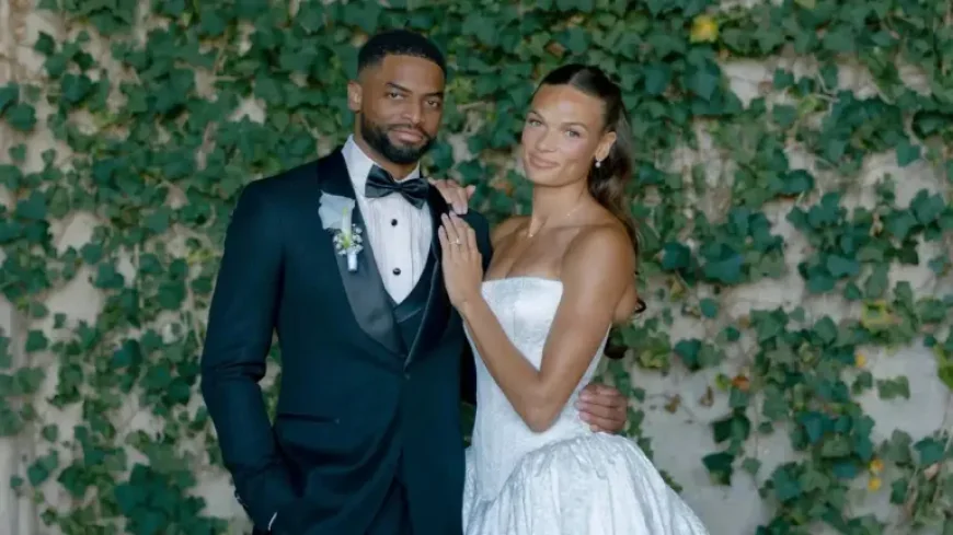 Anna Hall Marries Darius Slayton at Oheka Castle