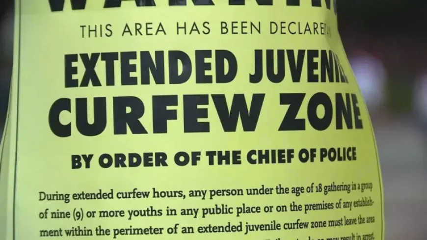 Dc Curfew Zones Set in 4 Neighborhoods as Weekend Crackdown Starts