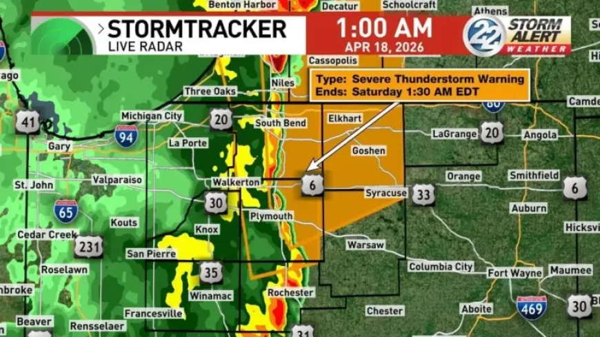 Weather South Bend: Tornado warning and severe threat expose how quickly the calm can break