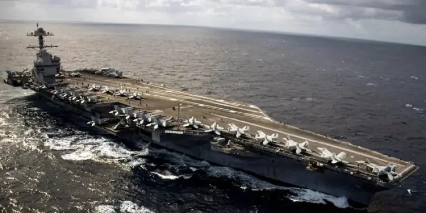 R as the USS Gerald R. Ford nears a record deployment in 2025