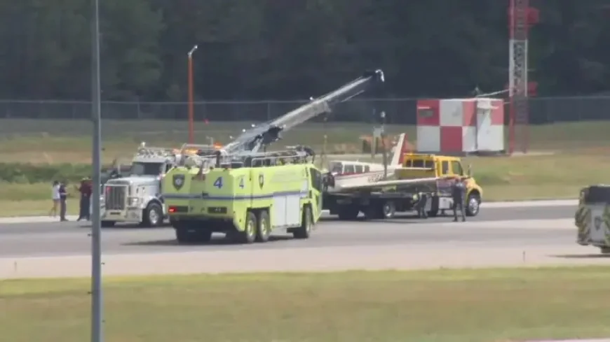 Emergency Landing at RDU Leaves No One Hurt as a Small Plane Closes a Runway