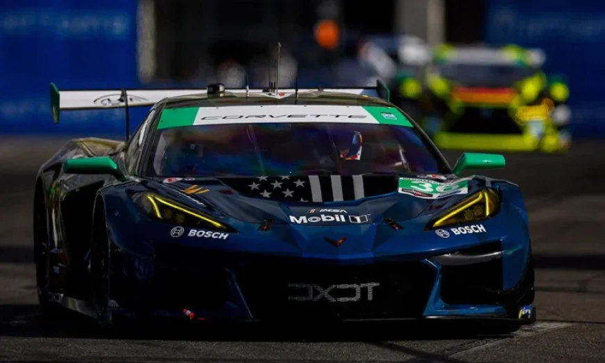 Lexus No. 89 Faces Tech Issues; Wickens’ Corvette Secures GTD Pole