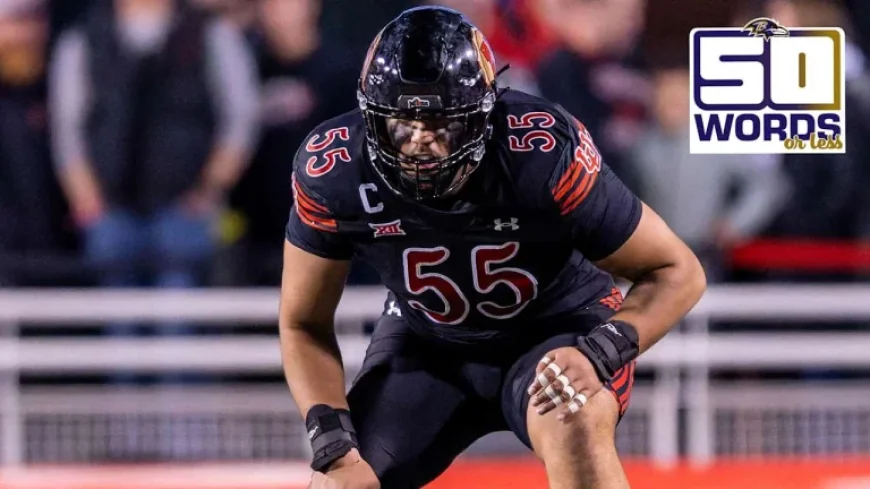 Baltimore Ravens’ Smart Choice: Spencer Fano at No. 14