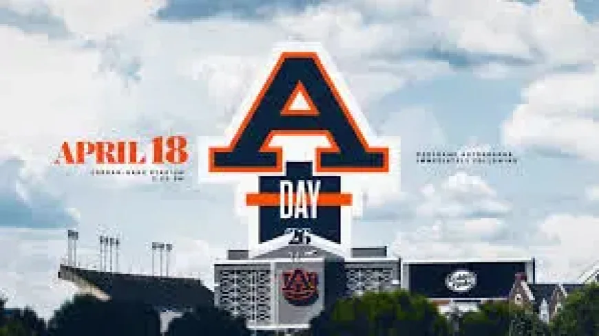 Auburn A Day as the spring game begins under Alex Golesh