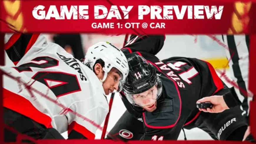 Senators Vs Hurricanes: Ottawa Opens Playoff Battle in Raleigh