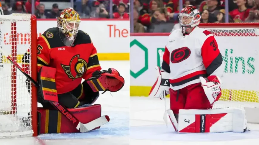 Linus Ullmark Under the Microscope as Senators-Hurricanes Goalies Collide