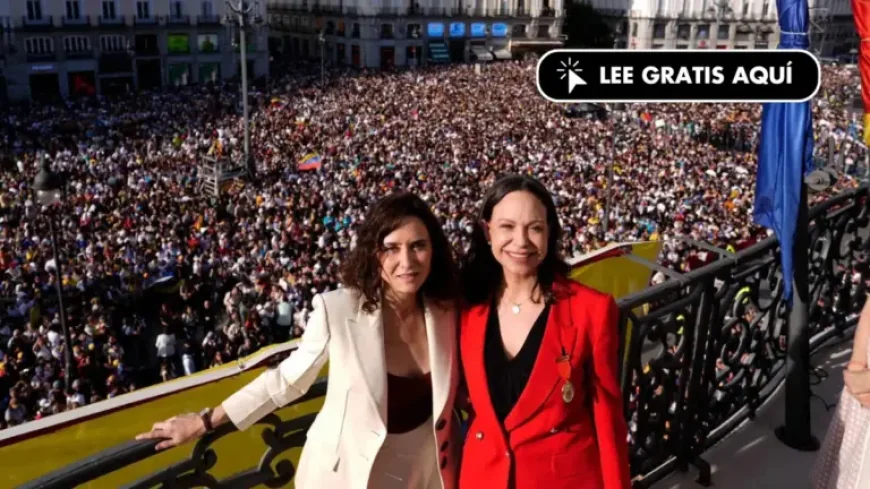 María Corina Machado in Madrid: the Barcelona clash that exposed a deeper rupture