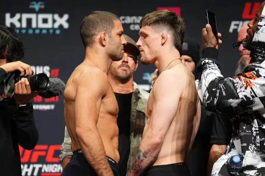 Thiago Moises at UFC Winnipeg as the matchup turns toward Saturday