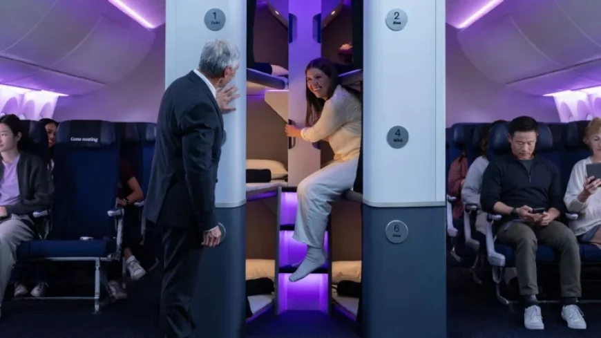 New Zealand Introduces World’s First Economy Sleep Pods for Long Flights