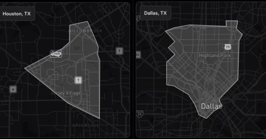 Tesla Debuts ‘Robotaxi’ in Houston and Dallas with Limited Geofences